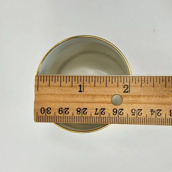 Haviland Limoges Cordelia Gold Trim Demitasse Cup & Saucer - Picture 7 of 10